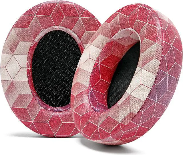 Main image of WC Wicked Cushions Replacement Ear Pads for Beats Studio 2 & 3 (B0501, B0500) Wired & Wireless | Does NOT Fit Beats Solo | Softer PU Leather, Enhanced Foam & Stronger Adhesive | Hex Red