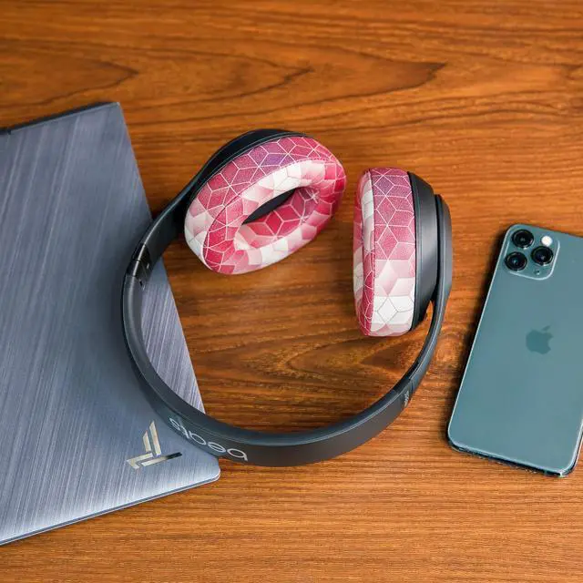 Alt view image 3 of 5 - WC Wicked Cushions Replacement Ear Pads for Beats Studio 2 & 3 (B0501, B0500) Wired & Wireless | Does NOT Fit Beats Solo | Softer PU Leather, Enhanced Foam & Stronger Adhesive | Hex Red