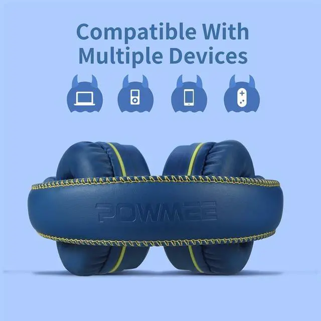 Alt view image 5 of 5 - POWMEE M1 Kids Headphones P10 Kids Headphones
