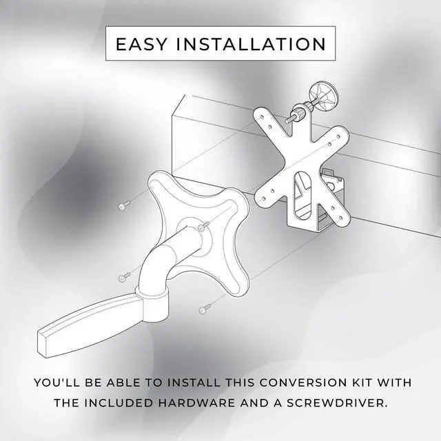 Alt view image 4 of 5 - HumanCentric VESA Mount Compatible with Acer Monitors SA241Y bi, SA271 bi, SB241Y Abi, SB271 bi, RL242YE, R242Y Ayi and R270 SMIPX and Viewsonic VX2776-smhd-2 and VX2476-smhd-2