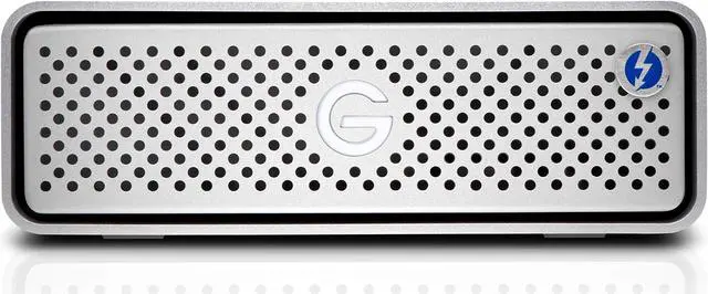 Alt view image 2 of 5 - G-Technology 4TB G-DRIVE with Thunderbolt 3 and USB-C Desktop External Hard Drive, Silver - 0G05363-1