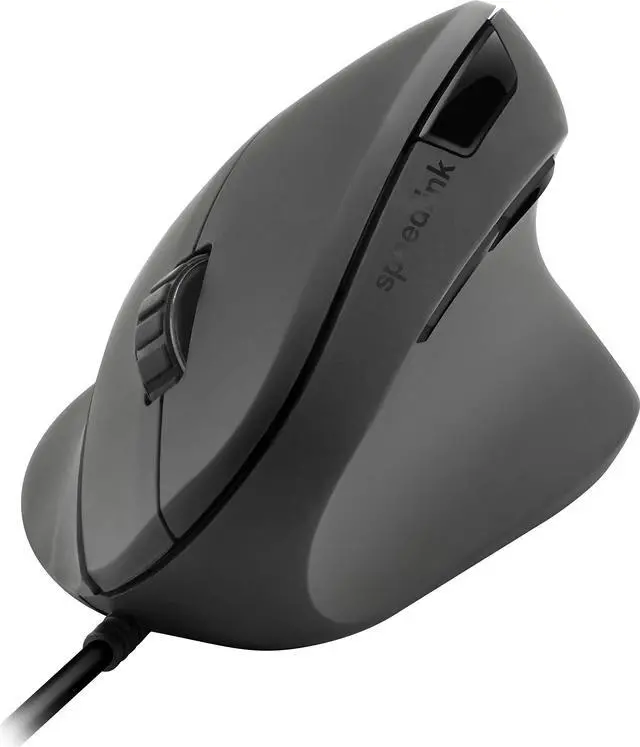 Alt view image 2 of 5 - Speedlink PIAVO Ergonomic Vertical Mouse - Ergonomic - 800 to 2400 DPI, Black