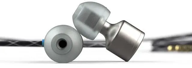 Alt view image 2 of 5 - FLARE AUDIO Jet 3 in-Ear Headphones Titanium - Incredible Sound Quality, High Sensitivity Microphone, 3.5mm Jack, Noise Isolating