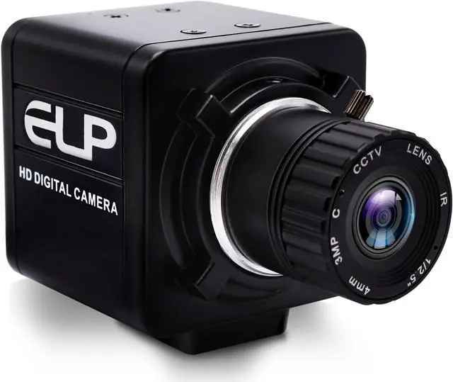 Main image of ELP USB Camera Manual Zoom 4mm Lens Prototype Camera 2Megapixel 1080p Webcam Cmos OV2710 Webcamera High fps 100fps Web Cam Security Surveillance Dog Pet Baby Video Monitoring USB Cameras for Most OS