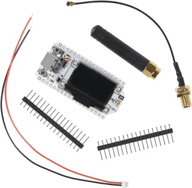 Alt view image 2 of 5 - AITRIP 2PACK 915MHz ESP32 LoRa 0.96 OLED Development Board V3 SX1262 Type-C with LoRa Antenna for Arduino NodeMCU IoT