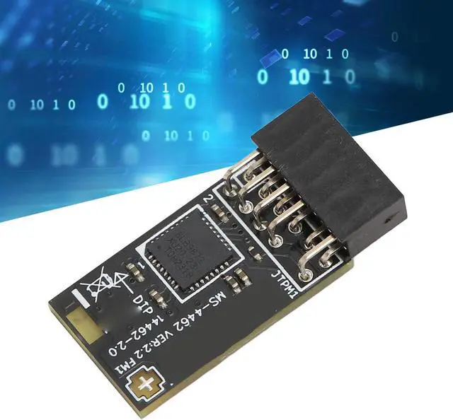 Alt view image 5 of 5 - ASHATA TPM2.0 Module TPM SPI 12Pin Encryption Security Module with SLB 9672 for Motherboards for 10 11