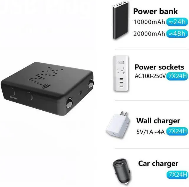 Alt view image 4 of 5 - Spy Camera Mini Hidden WiFi Camera HD 1080P with Night Vision and Motion Detection, Nanny Cam,Baby Monitor with Upgraded, AI Human Motion Detection,Cloud Storage for Security with iOS Android APP