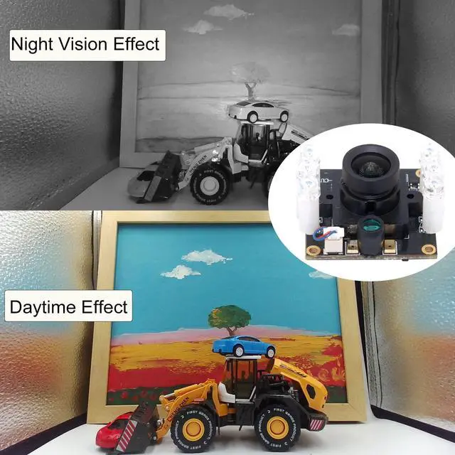 Alt view image 2 of 5 - BUBCOS Night Vision 2mp IR-Cut Camera Module, 1080p Full Hd USB Camera for Computer, Auto Switch Day and Night Widy Dynamic Hd Webcam Board with Windows, Linux, Android and Mac Os