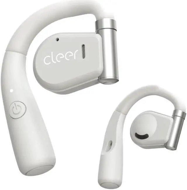 Main image of Cleer Audio ARC Open-Ear True Wireless Headphones with Touch Controls, Long-Lasting Battery Life, Touch Control, and Powerful Audio for Music, Podcasts, and More (Light Grey)