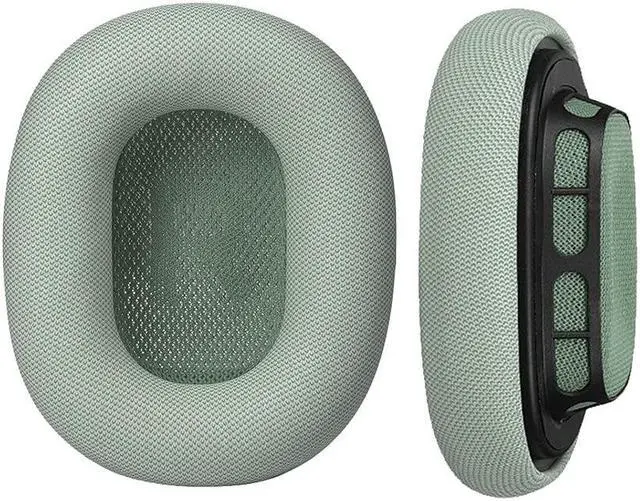 Main image of Replacement Earpads Ear Pads Protein Net Cloth Ear Cushion Compatible with Apple AirPods Max Headphones (Green)