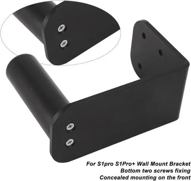 Alt view image 4 of 5 - Cuifati Speaker Wall Mount/Bracket for S1 PRO, S1 PRO+, Heavy Duty Metal Wall Stand Bookshelf Speaker Wall Mount Supports up to 80 lbs