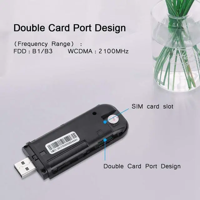 Alt view image 5 of 5 - Router, 4G LTE Dongle USB Network Adapter Portable Pocket Travel Hotspot, USB Modem for Sharing(with Function)