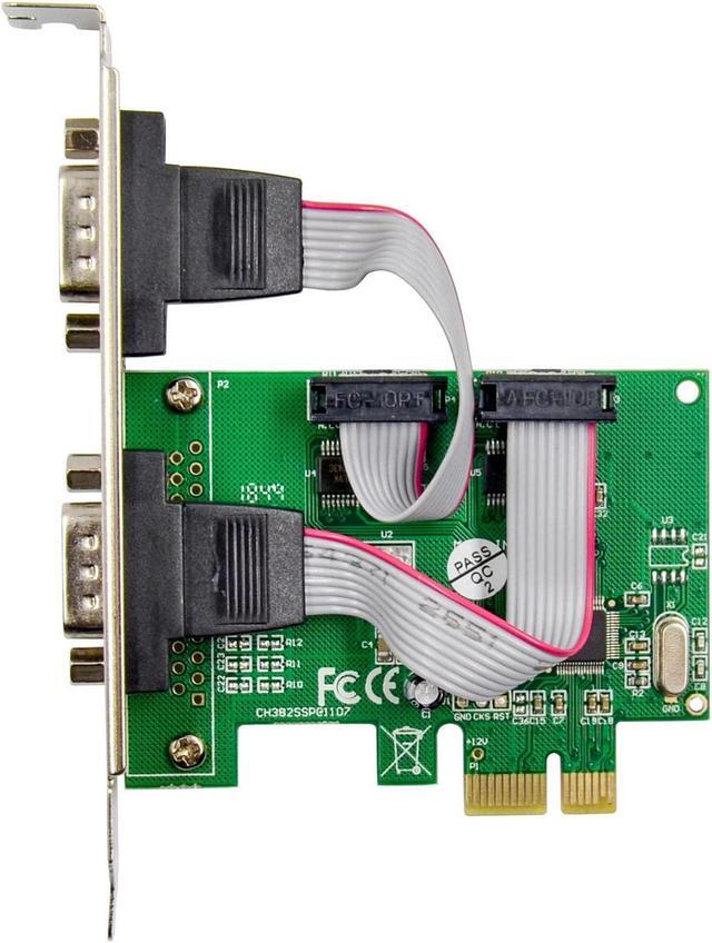 Alt view image 4 of 5 - DriverGenius 2-Port PCI Express PCIe RS232 Serial Host Controller Adapter Card - PCIe to Serial DB9 Compatiable with Windows & Linux
