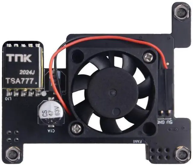 Alt view image 4 of 5 - GeeekPi Isolated PoE HAT for Raspberry Pi 4, Support IEEE 802.3af or 802.3at PoE Standard,with Cooling Fan 30x30x7mm for Raspberry Pi 4 Model B / 3B+ 3B Plus