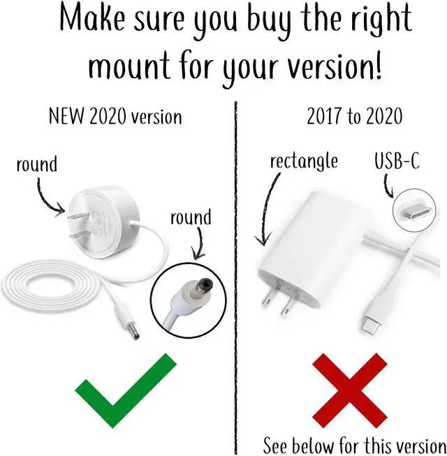 Alt view image 2 of 5 - Google WiFi Outlet Holder Mount: [New 2020  Present Version  Round Plug] The Simplest Wall Mount Holder Stand Bracket for Google WiFi Routers and Beacons - No Messy Screws! (3-Pack)