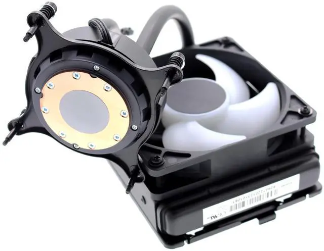 Alt view image 2 of 5 - Deal4GO 125W RGB Water CPU Liquid Cooling Fan System L-Cooler H80H81 69XJW Replacement for Dell Alienware Aurora R13 Desktop