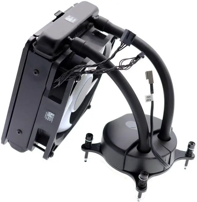 Alt view image 3 of 5 - Deal4GO 125W RGB Water CPU Liquid Cooling Fan System L-Cooler H80H81 69XJW Replacement for Dell Alienware Aurora R13 Desktop