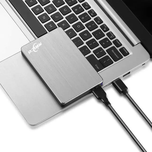 Alt view image 3 of 5 - NRICO 500GB Portable External Hard Drive USB 3.0 HDD 2.5inch Storage Compatible for PC, Mac, Desktop,PS4 (500GB, Grey)