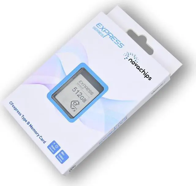 Alt view image 4 of 5 - Novachips 512GB Express CFexpress Type B Memory Card - up to 8K RAW - Nikon Z6/Z8/Z9, Canon EOS-R3/R5/R5C, Other Cameras (NN765C512GTX9)
