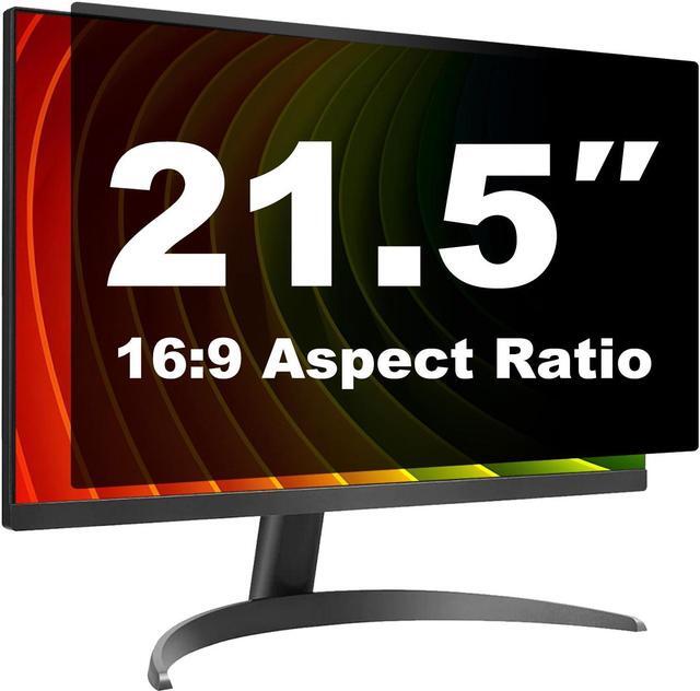 Main image of Pozlle 21.5 Inch Computer Privacy Screen Shield for 16:9 Widescreen Desktop Monitor - Anti-Glare Blue Light Privacy Filter and Anti Spy Privacy Screen Protector Film