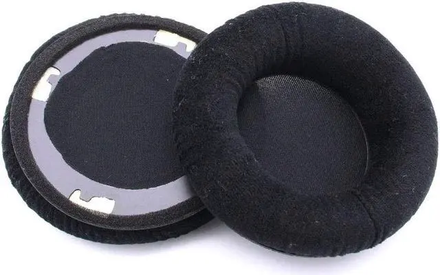 Main image of Velour Cushion Ear Pads Replacement for AKG K701 K702 Q701 Q702 K601 k612 K518 k712 pro Headphone Earmuff earpads Cup Pillow Cover (Black)