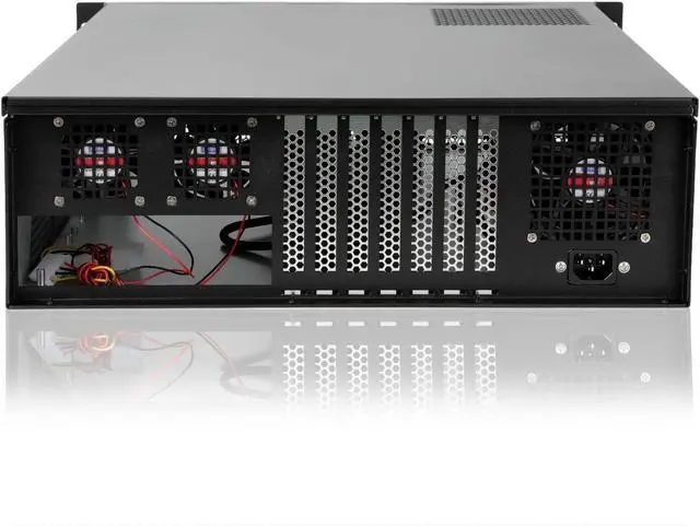 Alt view image 3 of 5 - RackChoice 3u Rackmount Server Chassis EATX/ATX/MATX with 4x5.25 + 6x3.5 Support ATX PSU with Either top or Side Cooling / 21.65 deptth