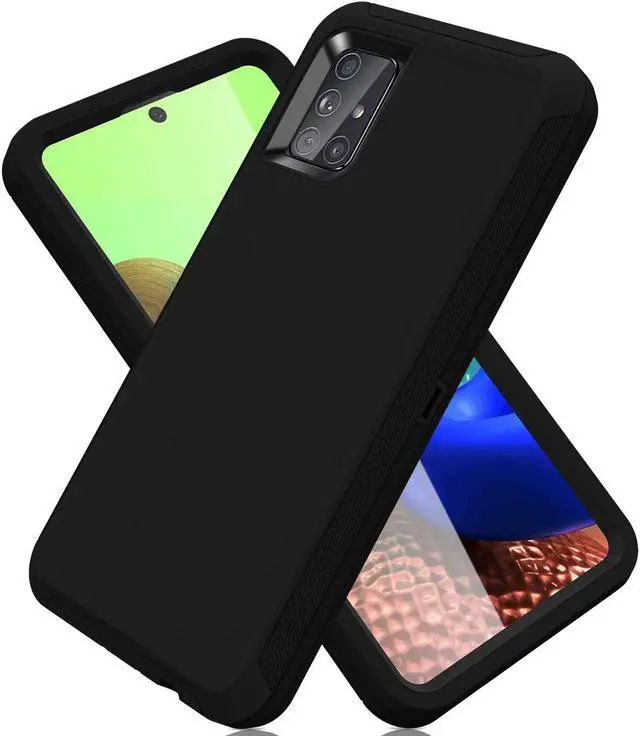 Alt view image 2 of 5 - ACAGET True Wireless Earbuds Bluetooth Headphones for Samsung Galaxy A71 Case Heavy Duty Protective Armor Shockproof Non-Slip Bumper Case Noise Cancelling Earphones Stereo Bass with Mic Headphone
