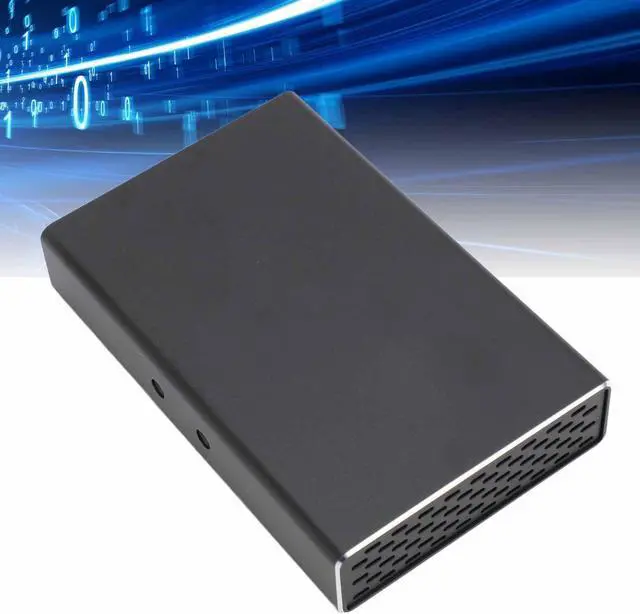 Alt view image 5 of 5 - Serounder 2 Bay 2.5 inch SATA RAID Enclosure, USB3.1 Type C to 2.5 SATA I II III HDD SSD RAID External Enclosure, Support RAID 0/1, Large and Normal Mode, 10Gbps,12TB Capacity