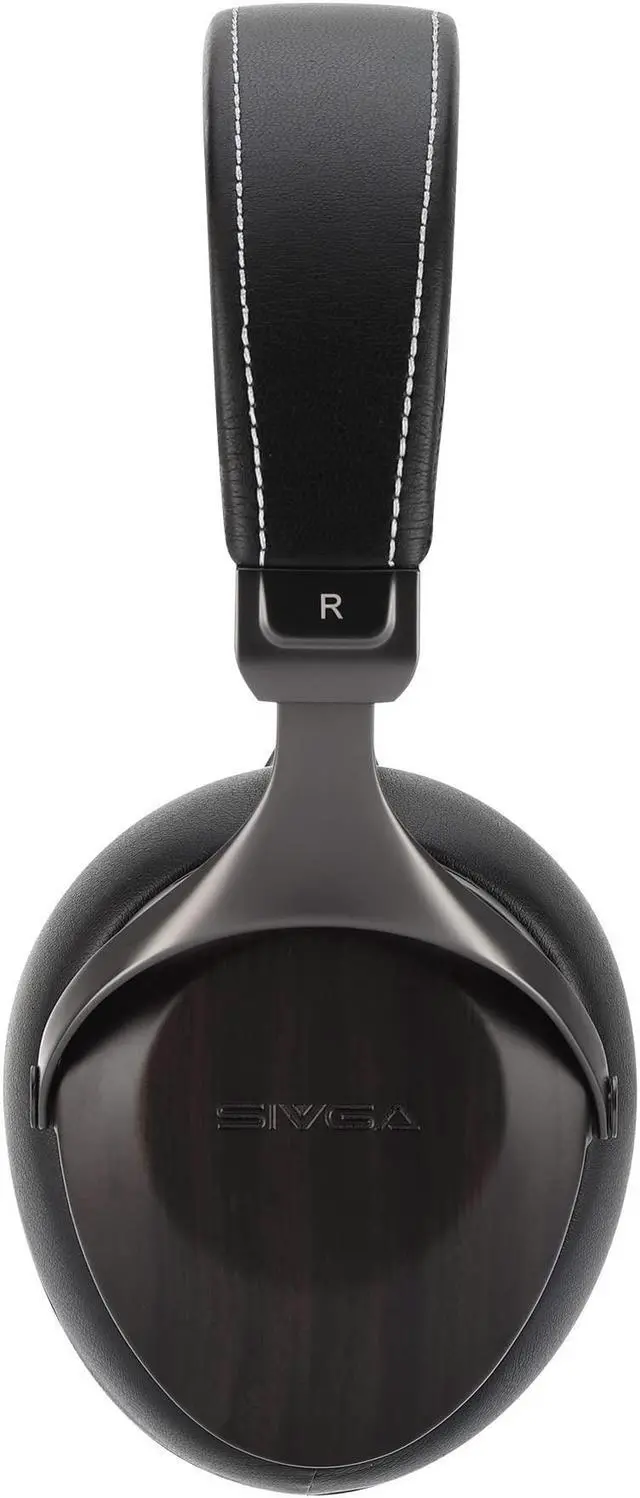 Alt view image 2 of 5 - SIVGA SV021 Robin Classic Zebrano Wooden Closed Back Wired Over-Ear Headphone