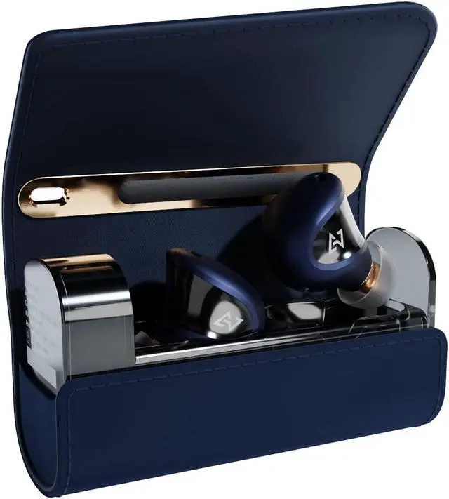 Main image of AVIOT TE-J1 Advanced Hybrid Driver,Hybrid Active Noise Cancelling, High-Resolution Audio, LDAC Support, Equipped with BA Drivers, Multipoint, Up to 28 Hours Playback, IPX4 Waterproof (Navy)