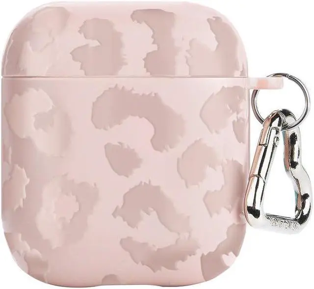 Main image of Velvet Caviar Compatible with AirPods Case 2nd and 1st Generation - Cute Protective Hard Cover for Women - Nude Leopard Cheetah Print