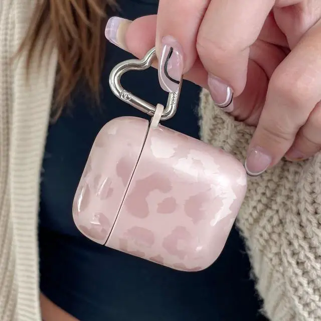 Alt view image 2 of 5 - Velvet Caviar Compatible with AirPods Case 2nd and 1st Generation - Cute Protective Hard Cover for Women - Nude Leopard Cheetah Print