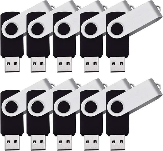 Main image of Flash Drive, wellsenn USB Flash Drive 2 GB X 10 Pack Bulk Memory Stick Jump Drive External Drives USB Stick USB Storage Portable Thumb Drive Pen Drive Pack(2GB10PACK)
