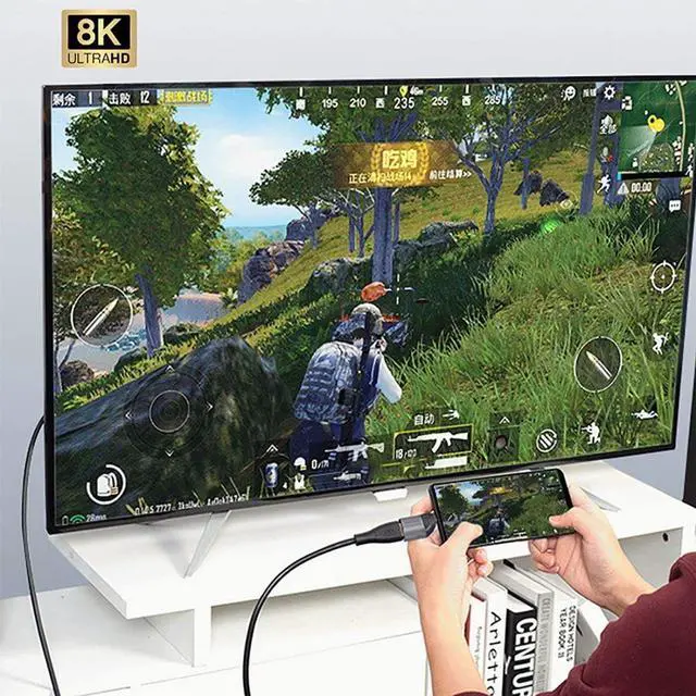 Alt view image 4 of 5 - ChenYang CY USB4 USB-C Type-C Male Source to HDMI 2.0 Female Display 8K 60HZ UHD 4K HDMI Monitor Adapter