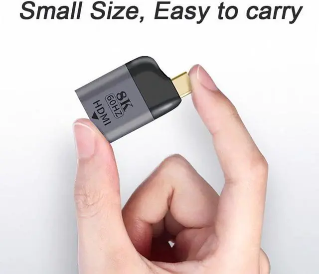 Alt view image 5 of 5 - ChenYang CY USB4 USB-C Type-C Male Source to HDMI 2.0 Female Display 8K 60HZ UHD 4K HDMI Monitor Adapter