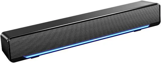 Main image of Soundbar,USB Wired SoundBar,Music Player with Bass Surround,Stereo USB Powered Mini Soundbar Speakers with 3.5mm Input for PC Tablets Laptop Desktop Projector Cellphone for Home Theater(Black)