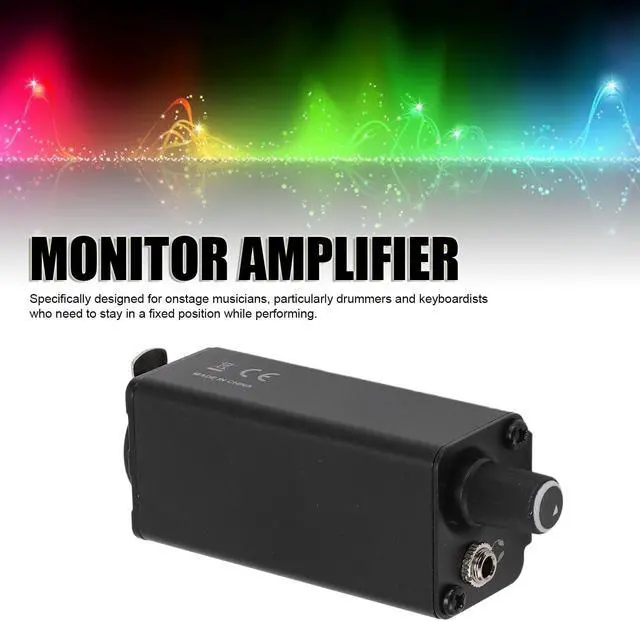 Alt view image 3 of 5 - FOSA Earphone Headphone Amps, Volume Control Monitor System Amplifier with XLR Input Locking Socket 3.5mm Stereo Jack Waist Clip for Drummer Keyboardist Home Theater