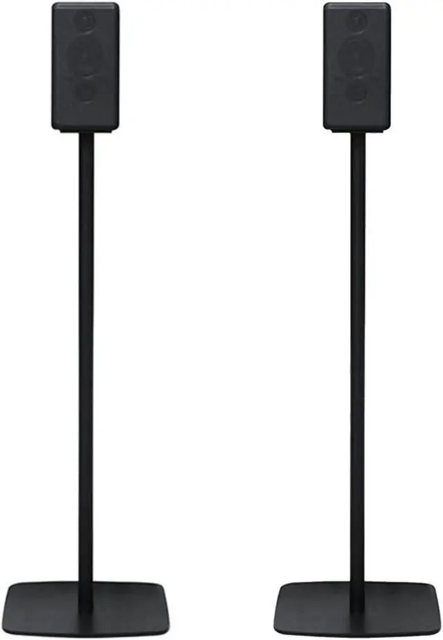 Main image of HUAYUWA 1 Pair Black Speaker Stand for Sony SA-RS3S Wireless Rear Speakers Floor Stand, Perfect Stand Setup for Easy and Secure Mounting (Bracket only)