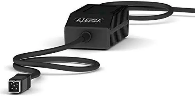 Alt view image 3 of 5 - Amiga 500 PSU Modern Black US - Replacement Amiga 500 Power Supply, US Plug