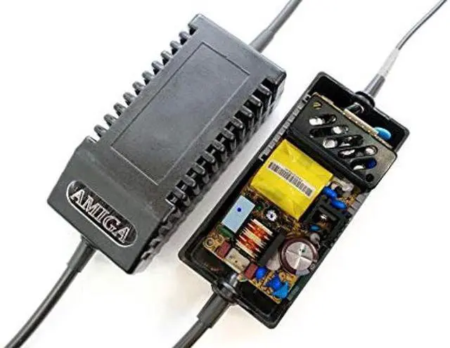 Alt view image 5 of 5 - Amiga 500 PSU Modern Black US - Replacement Amiga 500 Power Supply, US Plug