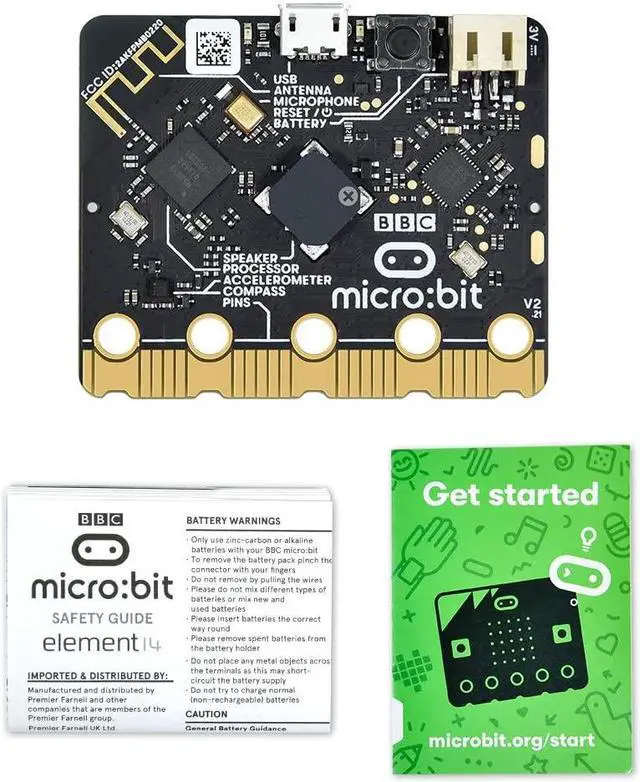 Alt view image 5 of 5 - KEYESTUDIO Micro:bit V2 Go Kit Original Microbit V2 Starter Kit, with Micro:bit V2, Battery Holder, Micro USB Cable