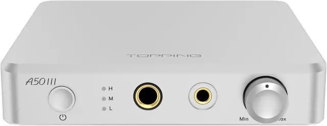 Main image of LEAUDIO Topping A50 III Fantasy HPA for Desktop 4.4 Balanced 3.5 Single-End Power Amplifier (Silver)