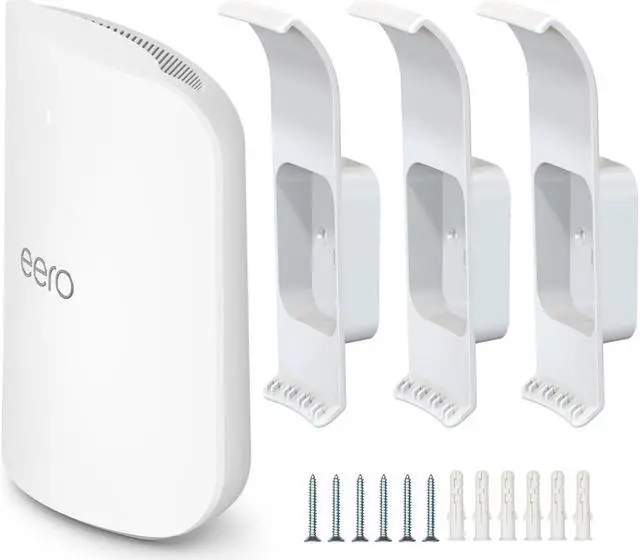 Main image of eero Max 7 Wall Mount, Wall Brackets ABS Router Holder Compatible with eero Max 7 Extender Space Saving (3 Pack)
