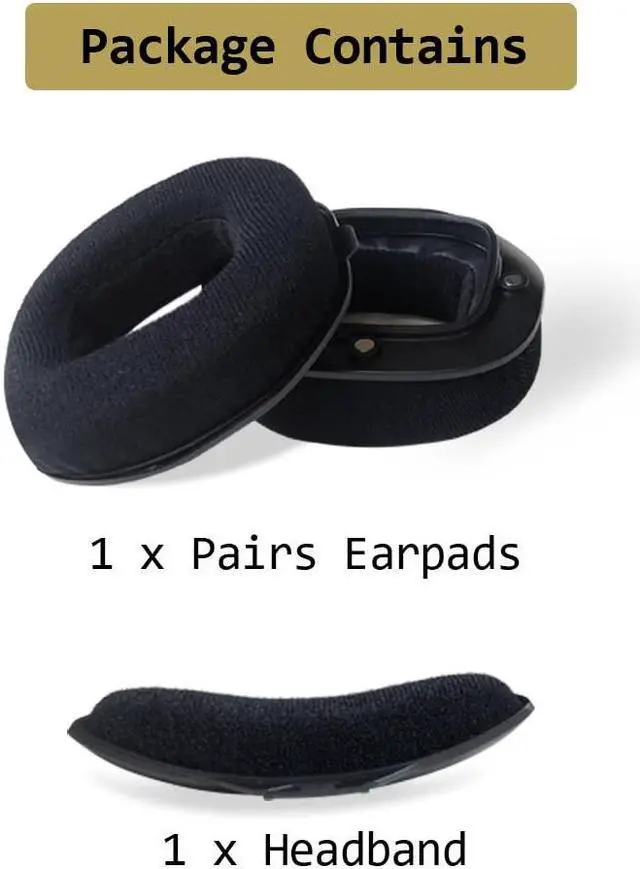 Alt view image 5 of 5 - MQDITH Comfort Velour Replacement Ear Pads Headband Compatible with Astro A40 TR Headset