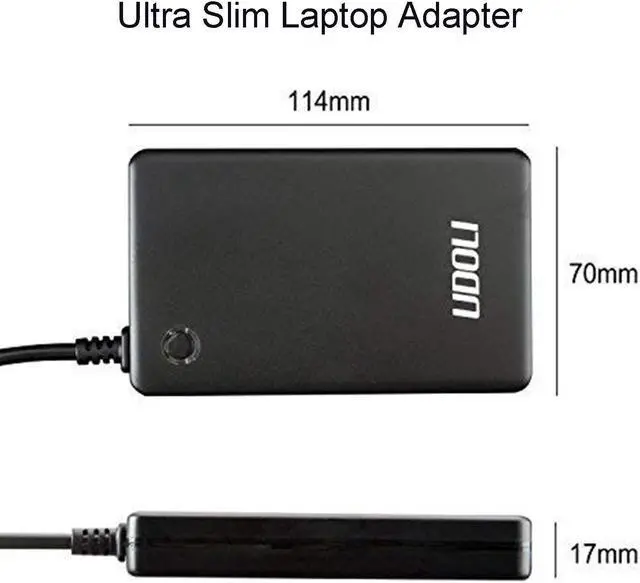 Alt view image 2 of 5 - 90W 60W 45W AC Universal Laptop Charger for HP Dell Toshiba IBM Lenovo Acer ASUS Samsung Sony Fujitsu Notebook Ultrabook DC Output 10V 12V 15V 18.5V 19V 19.5V 20V Power Supply Cord Adapter