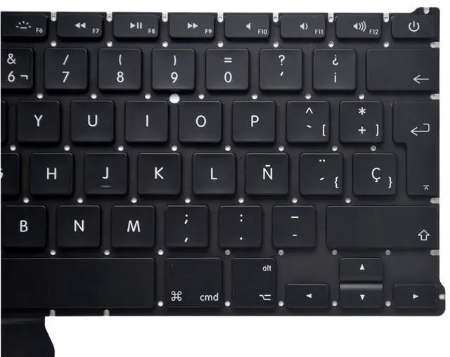 Alt view image 5 of 5 - Padarsey Spanish ESPAÑOL Backlight Backlit Keyboard with 80 PCE Screws Compatible for MacBook Air 13-Inch A1369 A1466 2011 2012 2013 2014 2015