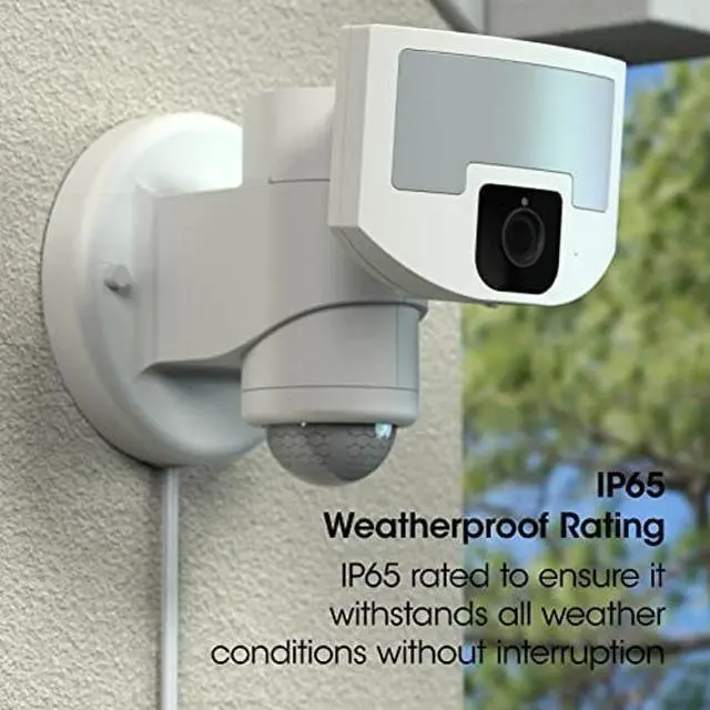 Alt view image 2 of 5 - Philex Security Light Motion Outdoor, Motion Sensor, 1700 Lumen Floodlight, WiFi Camera with App Control, IP65 Weatherproof with 3 Zone Intruder Detection, 210° Field of Vision