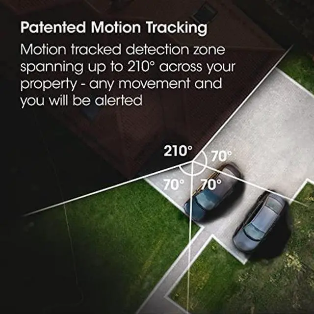 Alt view image 4 of 5 - Philex Security Light Motion Outdoor, Motion Sensor, 1700 Lumen Floodlight, WiFi Camera with App Control, IP65 Weatherproof with 3 Zone Intruder Detection, 210° Field of Vision