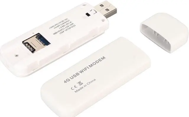 Main image of 4G LTE USB Modem with SIM Card Slot, High Speed Portable Travel Hotspot Mini Router, Plug and Play, Multi User Sharing