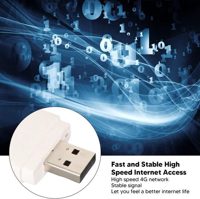 Alt view image 2 of 5 - 4G LTE USB Modem with SIM Card Slot, High Speed Portable Travel Hotspot Mini Router, Plug and Play, Multi User Sharing